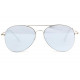 Lunettes de Soleil Aviateur Miroir Gris Argent Classe Flying LUNETTES SOLEIL Eye Wear