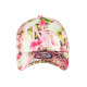 Casquette NY Rose et Verte a Fleurs Baseball Fashion Spring ANCIENNES COLLECTIONS divers