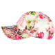 Casquette NY Rose et Verte a Fleurs Baseball Fashion Spring ANCIENNES COLLECTIONS divers