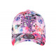 Casquette NY Violette et Rose a Fleurs Baseball Fashion Spring ANCIENNES COLLECTIONS divers