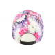 Casquette NY Violette et Rose a Fleurs Baseball Fashion Spring ANCIENNES COLLECTIONS divers