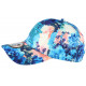 Casquette NY Bleu et Beige Florale Fashion Baseball Spring CASQUETTES Hip Hop Honour