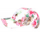 Casquette NY Blanche et Rose a Fleurs Exotiques Baseball Hawai ANCIENNES COLLECTIONS divers