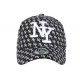 Casquette NY Enfant Noire et Blanche Streetwear Fashion Baseball Avenue de 7 à 11 ans Casquette Enfant Hip Hop Honour