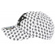 Casquette NY Enfant Blanche et Noire Streetwear Tendance Baseball Avenue de 7 à 11 ans Casquette Enfant Hip Hop Honour