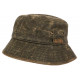 Chapeau Bob Von Dutch Marron Coton Esprit Cuir Vintage BOB VON DUTCH