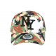 Casquette Enfant Camouflage Marron et Verte Baseball NY Militaire Marchy 7 a 12 ans ANCIENNES COLLECTIONS divers