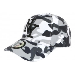 Casquette Enfant Camouflage Grise et Blanche Baseball NY Militaire Marchy 7 a 12 ans ANCIENNES COLLECTIONS divers