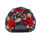 Casquette Enfant bleue Fleurs Rouges Baseball NY Bora de 7 à 12 ans ANCIENNES COLLECTIONS divers