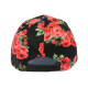 Casquette Enfant Noire Fleurs Rouges Baseball NY Bali de 7 à 12 ans ANCIENNES COLLECTIONS divers