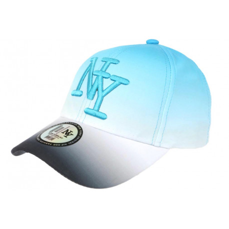 Casquette Enfant Bleue et Grise Classe Baseball Tendance Renbo de 7 à 11 ans Casquette Enfant Hip Hop Honour