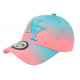 Casquette NY Rose en Degrade Bleu Classe et Tendance Baseball Renbo ANCIENNES COLLECTIONS divers