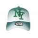 Casquette NY Verte et Blanche Classe et Fashion Baseball Renbo ANCIENNES COLLECTIONS divers