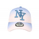 Casquette NY Bleue et Orange Classe et Tendance Baseball Renbo ANCIENNES COLLECTIONS divers