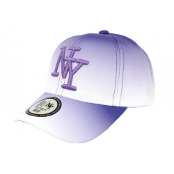 Casquette Enfant Violette et Blanche Classe Baseball Fashion Renbo de 7 à 11 ans ANCIENNES COLLECTIONS divers