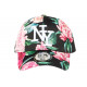 Casquette Enfant Noire Fleurs Roses Fashion Baseball NY Capri de 7 à 12 ans ANCIENNES COLLECTIONS divers