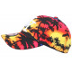 Casquette NY Rouge et Jaune Tropical Beach Night Baseball Fashion ANCIENNES COLLECTIONS divers