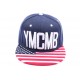 Casquette Snapback YMCMB bleu façon drapeau US ANCIENNES COLLECTIONS divers