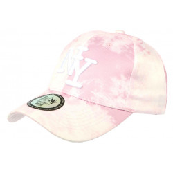 Casquette NY Rose et Blanche Classe Design Baseball Drift ANCIENNES COLLECTIONS divers