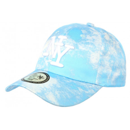 Casquette NY Bleu ciel et Blanche Classe Design Baseball Drift ANCIENNES COLLECTIONS divers