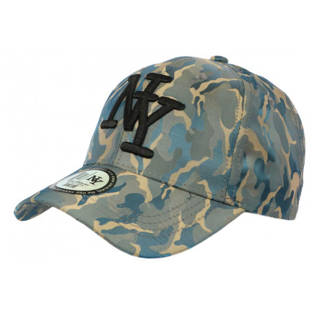 Casquette NY militaire bleu et verte Baseball Tendance Kaptain CASQUETTES Hip Hop Honour