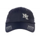 Casquette NY Sportswear Bleu Marine Filet Fashion Baseball Zatyl CASQUETTES Hip Hop Honour