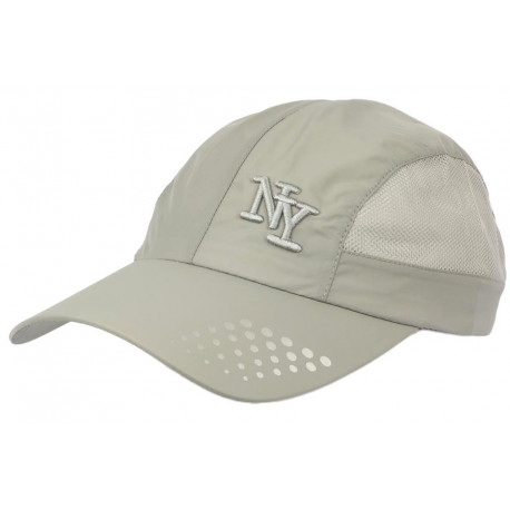 Casquette NY Sportswear Grise Filet Tendance Baseball Zatyl CASQUETTES Hip Hop Honour