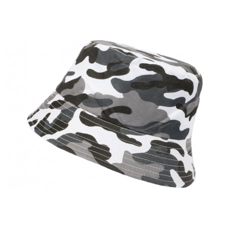 Chapeau Bob Militaire Blanc et Noir Camouflage Armee Fashion Boby BOB Hip Hop Honour