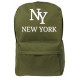 Sac a Dos NY Vert Streetwear Confort et Leger New York Studer Sac à Dos Hip Hop Honour