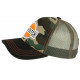 Casquette Von Dutch Camouflage Vert et Orange Custom Baseball Aban CASQUETTES VON DUTCH