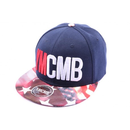 Snapback YMCMB bleu façon drapeau US ANCIENNES COLLECTIONS divers