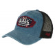 Casquette Von Dutch Bleue Trucker Noir Baseball Retro Air Force Top ANCIENNES COLLECTIONS divers