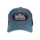 Casquette Von Dutch Bleue Trucker Noir Baseball Retro Air Force Top ANCIENNES COLLECTIONS divers