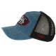 Casquette Von Dutch Bleue Trucker Noir Baseball Retro Air Force Top ANCIENNES COLLECTIONS divers