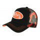 Casquette Von Dutch Orange et Noire Trucker Baseball Abob ANCIENNES COLLECTIONS divers