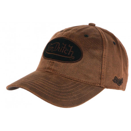 Casquette Von Dutch - Look Daim Marron - Collection Automne 23