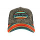 Casquette Von Dutch Grise et Multicolore Originale Baseball Custom Atru CASQUETTES VON DUTCH