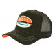 Casquette Von Dutch Verte et Orange Originale Baseball Avon CASQUETTES VON DUTCH