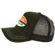 Casquette Von Dutch Verte et Orange Originale Baseball Avon CASQUETTES VON DUTCH