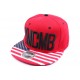 Snapback YMCMB Rouge et visière façon drapeau US ANCIENNES COLLECTIONS divers