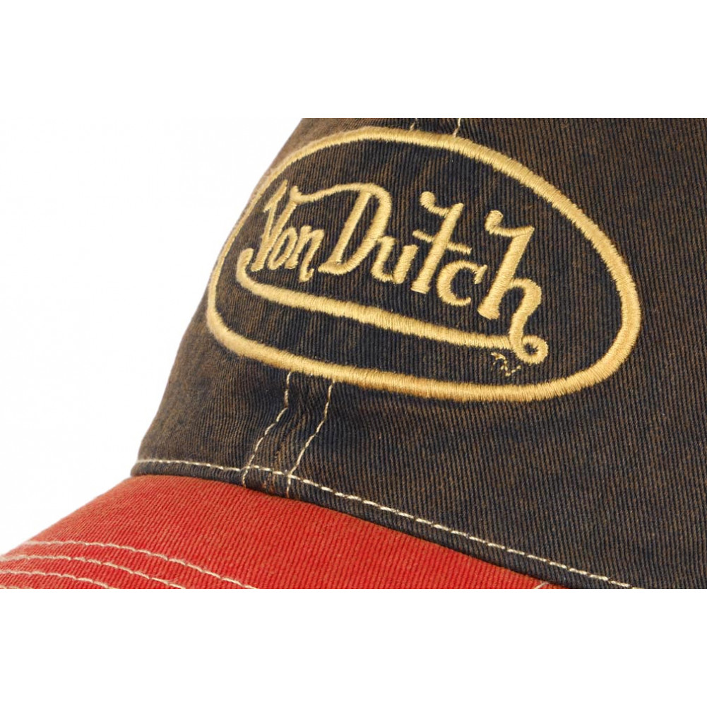 Casquette baseball homme Von Dutch Donald Jean's Bleu - Von Dutch