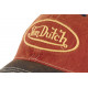 Casquette Von Dutch Rouge Filet Beige Vintage Baseball Trucker Mac CASQUETTES VON DUTCH