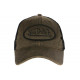 Casquette Von Dutch Marron Effet Cuir Baseball Trucker John CASQUETTES VON DUTCH