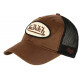 Casquette Von Dutch Marron Cuir Baseball Filet Noir Pete ANCIENNES COLLECTIONS divers