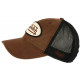 Casquette Von Dutch Marron Cuir Baseball Filet Noir Pete ANCIENNES COLLECTIONS divers