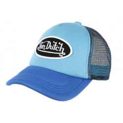 Casquette Von Dutch Bleu Ciel et Marine Baseball FAO M Blue ANCIENNES COLLECTIONS divers