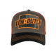 Casquette Von Dutch Orange et Grise Fast Racing Baseball Arac CASQUETTES VON DUTCH