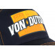 Casquette Von Dutch Bleue et Orange Fast Racing Baseball Arac CASQUETTES VON DUTCH