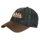 Casquette Von Dutch Bleue Denim Visiere cuir Baseball Jean ANCIENNES COLLECTIONS divers