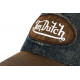 Casquette Von Dutch Bleue Denim Visiere cuir Baseball Jean ANCIENNES COLLECTIONS divers